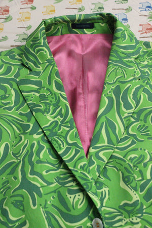 Lilly Pulitzer Leaf Print Sport Jacket Sz 46L (SOLD)