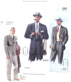 "Elegance And Style: Two Hundred Years Of Men's Fashions" 1992 de BUZZACCARINI, Vittoria (SOLD)