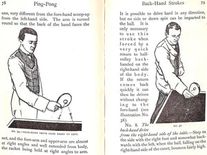 "Ping-Pong: The Game And How To Play It" 1902 PARKER, Arnold