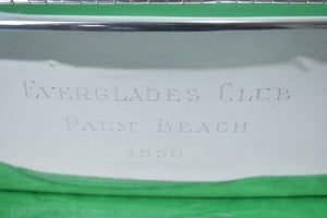 "The Everglades Club Palm Beach c1950 Silver Cigarette Case" (SOLD)