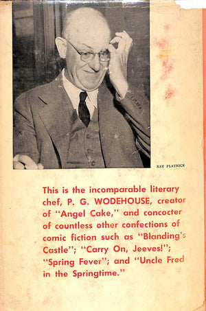 "Angel Cake" 1952 WODEHOUSE, P.G.