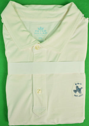 Rolling Rock Club x Peter Millar White Sport Shirt Sz: XXL