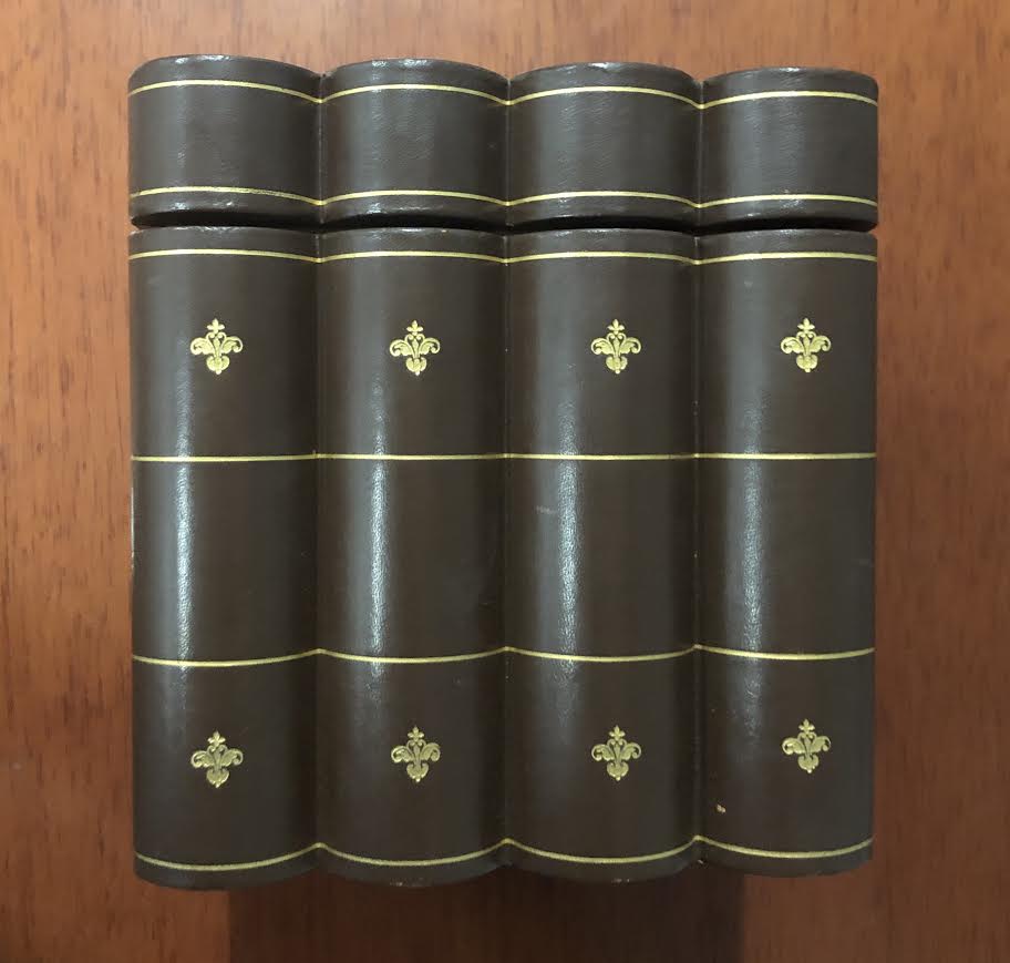 "Four Volume Faux Book Humidor"