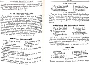 "Secrets Of Southern Cooking" 1956 HUNTER, Ethel Farmer
