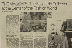 "Weekend Fashion: Thomas Cary: The Eccentric Collector At The Center Of The Fashion World" 2010 Yale Daily News