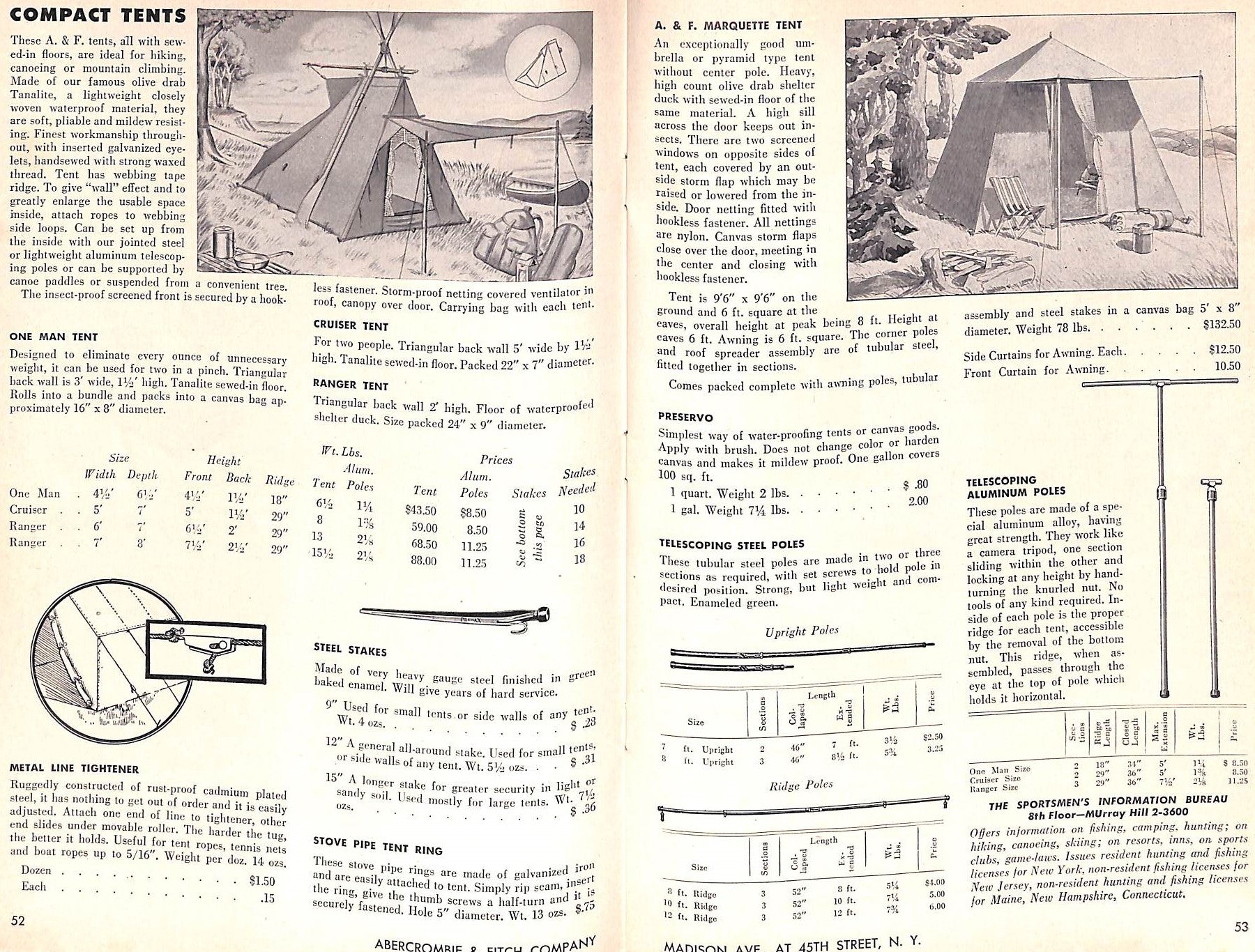 Abercrombie & Fitch 1948 Fishing Tackle/ Camping-Boating Sportsman's Catalog Abercrombie & Fitch 1948 Fishing Tackle/ Camping-Boating Sportsman's Catalog