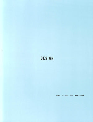 Phillips Design Auction Catalog June 12, 2008