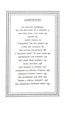 "Blue Trout And Black Truffles The Peregrinations Of An Epicure" 1953  WECHSBERG, Joseph