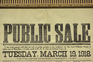 "Public Sale" (SOLD)