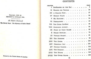 "The Mystery Of Cabin Island" 1952 DIXON, Franklin W.