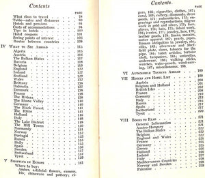 "Planning A Trip Abroad" 1914 JAEKEL, Blair, F.R.G.S.