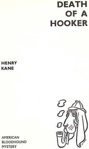 "Death Of A Hooker" 1961 KANE, Henry