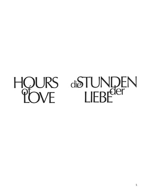 "Les Heures De L'Amour Hours Of Love Die Stunden Der Liebe" CARRERA, R.