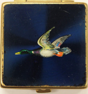 "Set x 3 Enamel English Compacts" (SOLD)