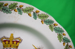 Royal Coat-Of-Arms Wedgwood Etruria English Plate