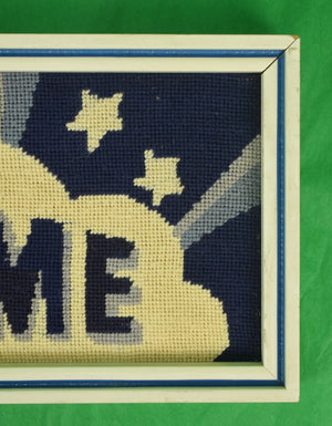 "Welcome" Needlepoint Sign (SOLD)