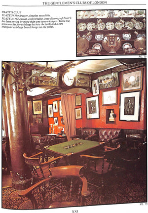 "The Gentlemen's Clubs Of London" 1984 LEJEUNE, Anthony [text by] & LEWIS, Malcolm [photographs by] (SOLD)