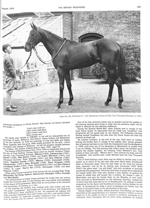 The British Racehorse: Doncaster/Goff's Sales Issue 1974