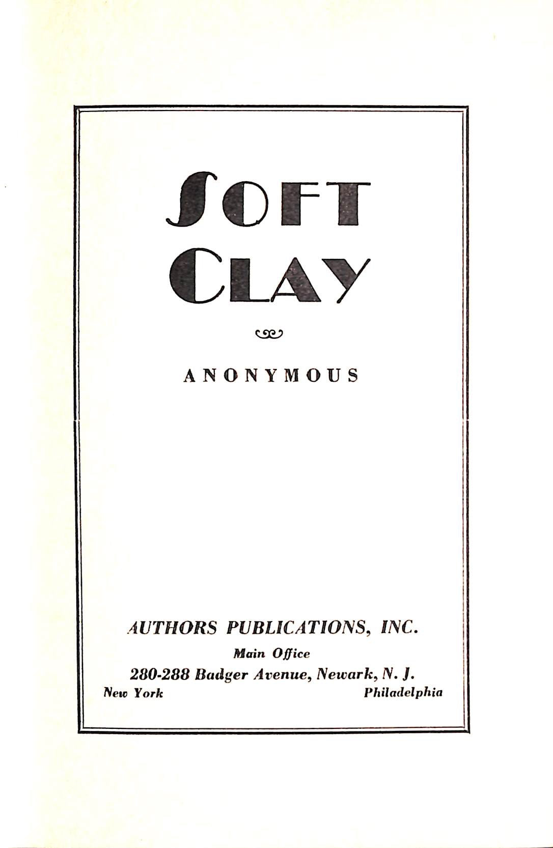 Anonymous Clay