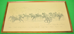 'Winners All Victors In The Maryland Hunt Cup' 1939 by Paul Brown for Brooks Brothers (SOLD)
