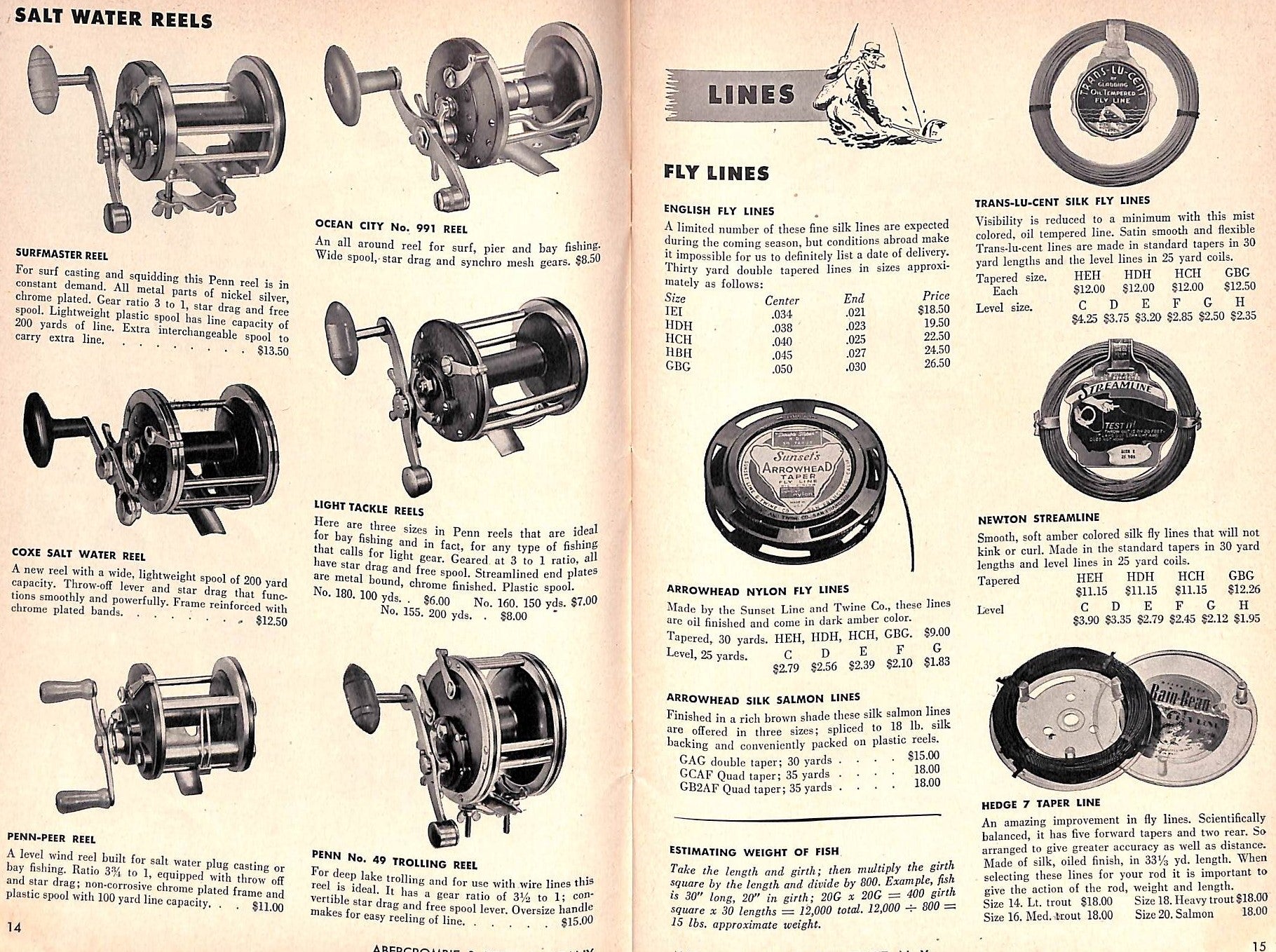 Abercrombie & Fitch 1948 Fishing Tackle/ Camping-Boating Sportsman's Catalog Abercrombie & Fitch 1948 Fishing Tackle/ Camping-Boating Sportsman's Catalog