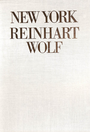 "New York In Photographs" 1980 WOLF, Reinhart