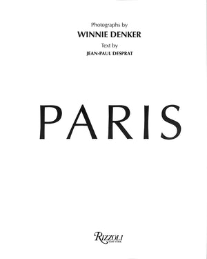 "Paris" 1992 DESPRAT, Jean-Paul [text by]