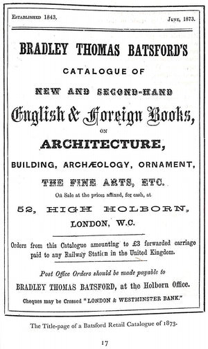 "A Batsford Century: The Record Of A Hundred Years Of Publishing And Bookselling 1843-1943" 1944 BOLITHO, Hector [edited by]