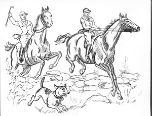 "Drawing Horses" 1956 PERARD, Victor