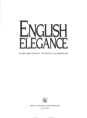 "English Elegance" 1984 BRITTAIN, Judy/ KINMONTH, Patrick