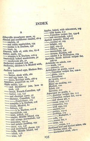 "750 Dishes From Overseas" 1943 PRIESTNALL-HOLDEN, Ivie