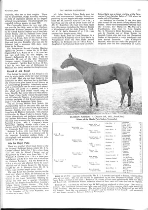 The British Racehorse: December Sales Issue 1955