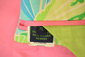 "Lilly Pulitzer x The Everglades Club Alligator & Palm Leaf Print Sport Jacket" Sz: XL (SOLD)