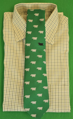 Chipp 'Black Sheep' Green Poly Tie (SOLD)