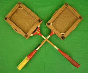 Vintage Abercrombie & Fitch c1935 Spaldings Badminton Set No 2 Made in England