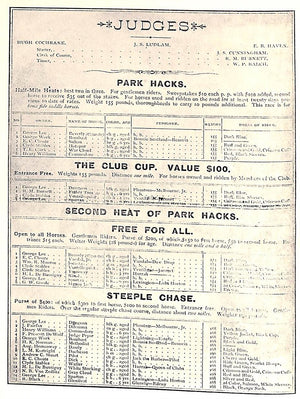 "Myopia Races And Riders 1879-1930" 1931 ALLEY, Frederick J.