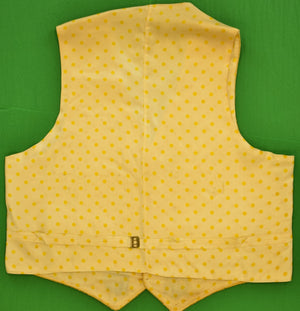 "Hand-Needlepoint Gent's Waistcoat Embroidered w/ Club Emblems" (SOLD)