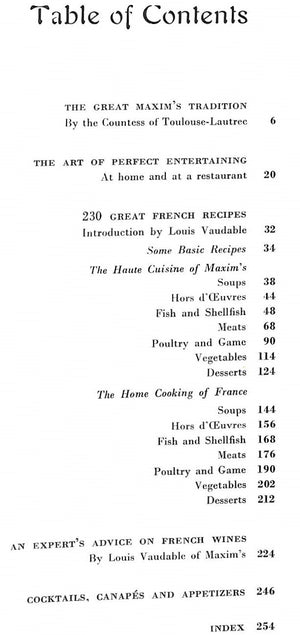 "Chez Maxim's" 1962 The Countess of Toulouse-Lautrec