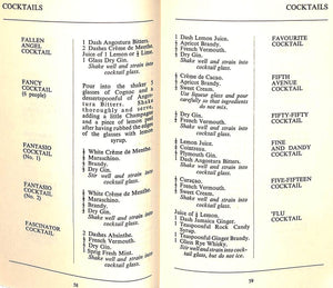 "The Savoy Cocktail Book" 1959 CRADDOCK, Harry