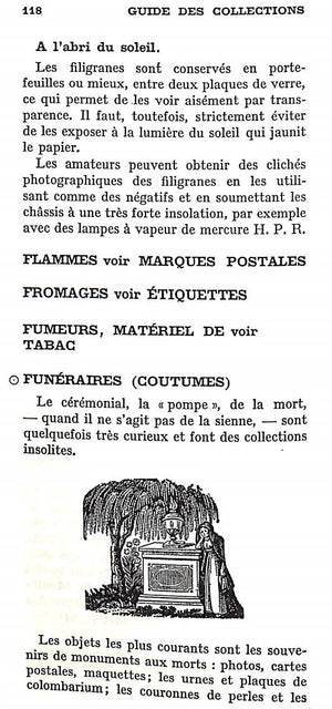 "Guide Des Collections Et Des Collectionneurs" 1967 BRAU, Jean-Louis