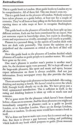 "The New London Spy: A Discreet Guide to the City's Pleasures" 1967 DAVIES, Hunter