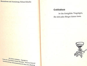 "Der Mixbecher Ein Cocktail-Buch" 1952 ROSENOW, Conrad und PROSEL, Theo