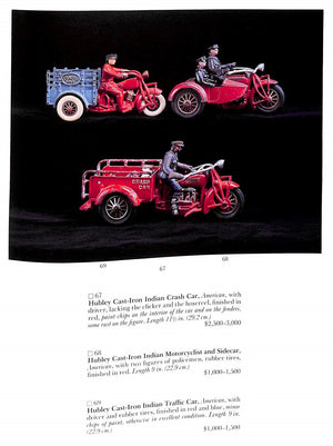 Capitalist Toys: A Selection Of Toy Boats And Toy Motorcycles From The Forbes Magazine Collection 1994 Sotheby's New York