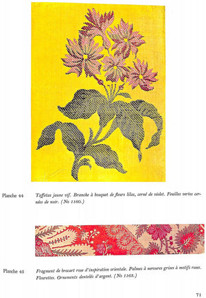 "Textiles En Europe Sous Louis XV: The Most Beautiful Specimens In The Richilieu Collection" 1964 WEIGERT, Roger-Armand