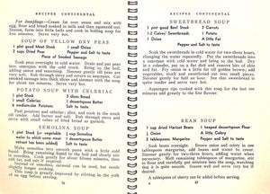 "Recipes Continental" 1949 MICHAELIS-JENA, Ruth [collected by]