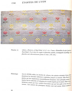 "Textiles En Europe Sous Louis XV: The Most Beautiful Specimens In The Richilieu Collection" 1964 WEIGERT, Roger-Armand