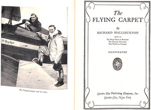 "The Flying Carpet" 1932 HALLIBURTON, Richard