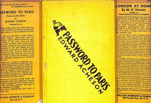 "Password to Paris: Advice For The Thrifty" ACHESON, Edward