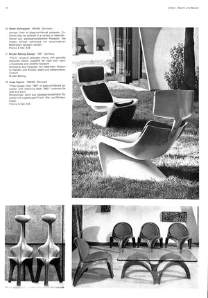 "New Furniture Neue Moebel 9" 1969 HATJE, Gerd & KASPAR, Elke