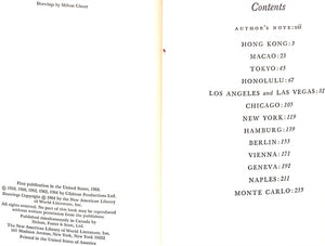 "Thrilling Cities" 1964 FLEMING, Ian w/ Drawings by Milton Glaser (1929-2020)